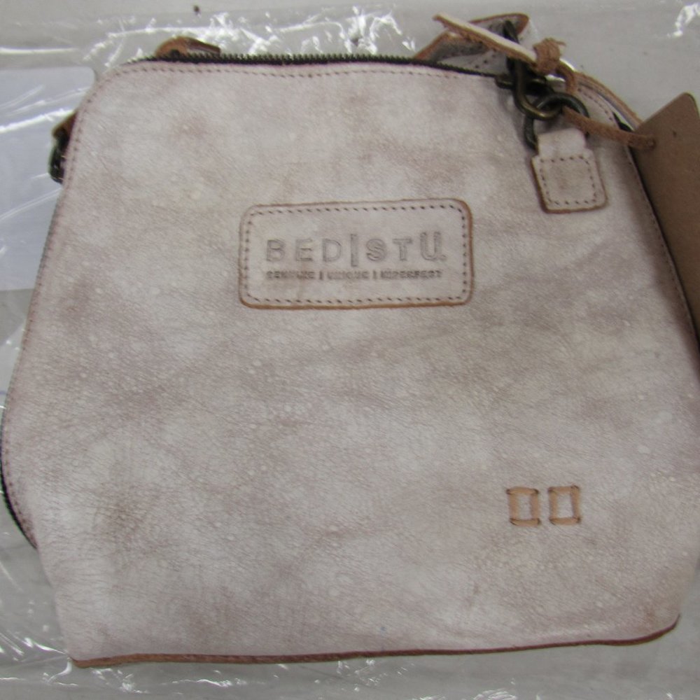 Bed l Stu Ventura Crossbody Leather Nectar Lux New - Picture 7 of 7